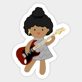 Guitar Player Sticker